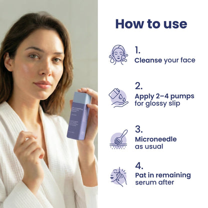Berkland Auralux Microneedling Serum – Glide + Recovery in One Step for Dermarollers & Devices