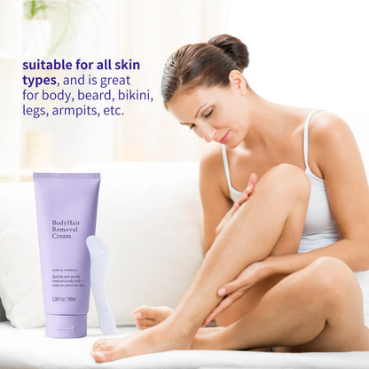 Bership 2-Piece Hair Removal Cream for Sensitive Skin – Gentle Depilatory Formula for Legs, Arms & Bikini
