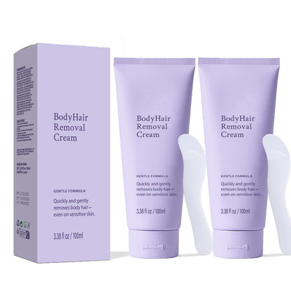 Bership 2-Piece Hair Removal Cream for Sensitive Skin – Gentle Depilatory Formula for Legs, Arms & Bikini
