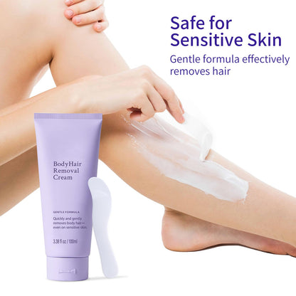 Bership 2-Piece Hair Removal Cream for Sensitive Skin – Gentle Depilatory Formula for Legs, Arms & Bikini