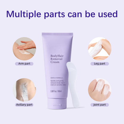 Bership 2pc Hair Removal Cream – Gentle for Sensitive Skin (Legs, Arms, Bikini)