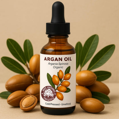 Best Nature's Cosmetics Argan Oil – 100% Pure & Cold-Pressed from Morocco – 2 fl oz