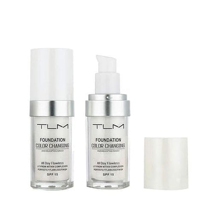 BestLand 2PCS TLM Colour Changing Foundation – Flawless Coverage, Lightweight, SPF15, Hydrating BB Cream Base