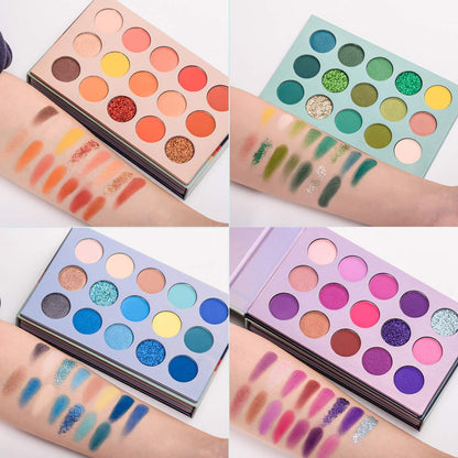 BestLand 60 Colors Eyeshadow Palette | 4-in-1 Color Board, Highly Pigmented Glitter Matte Shimmer