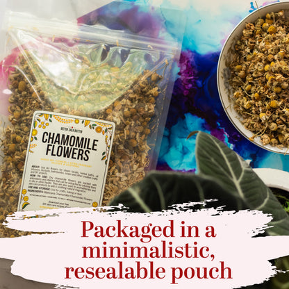 Better Shea Butter Dried Chamomile Flowers Bulk – Edible Tea & DIY Botanicals