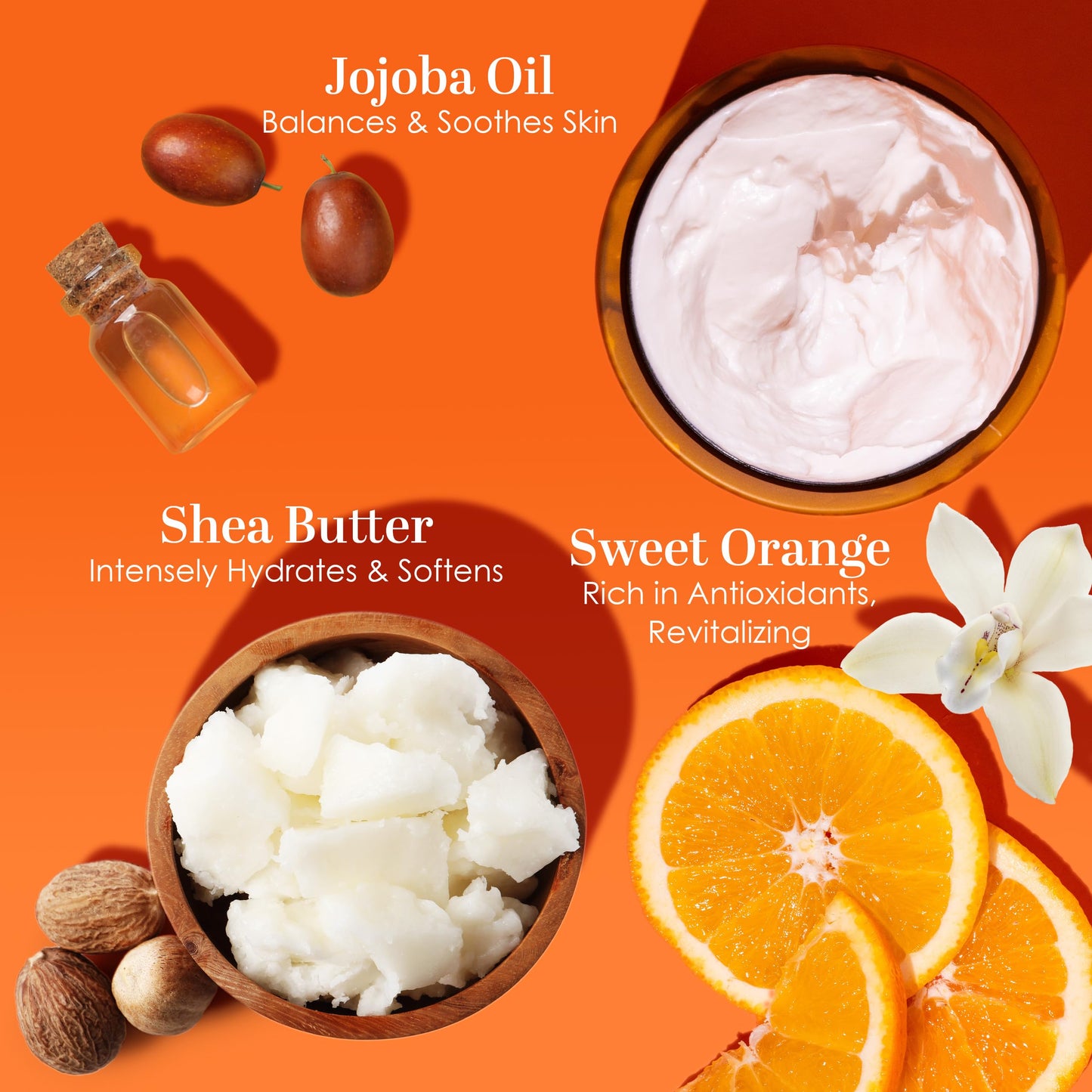 Better Shea Butter Sweet Orange Body Butter | Raw Shea, Jojoba Oil