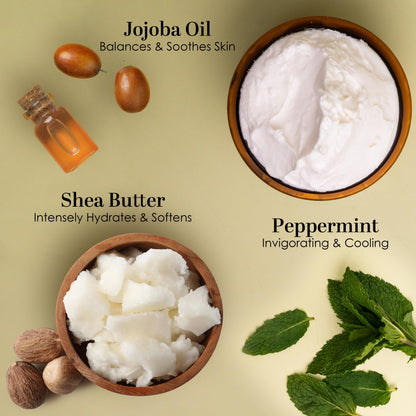 Better Shea Butter Peppermint Body Lotion – Lightweight, Non-Greasy Moisturizer for All Skin Types | 8 oz