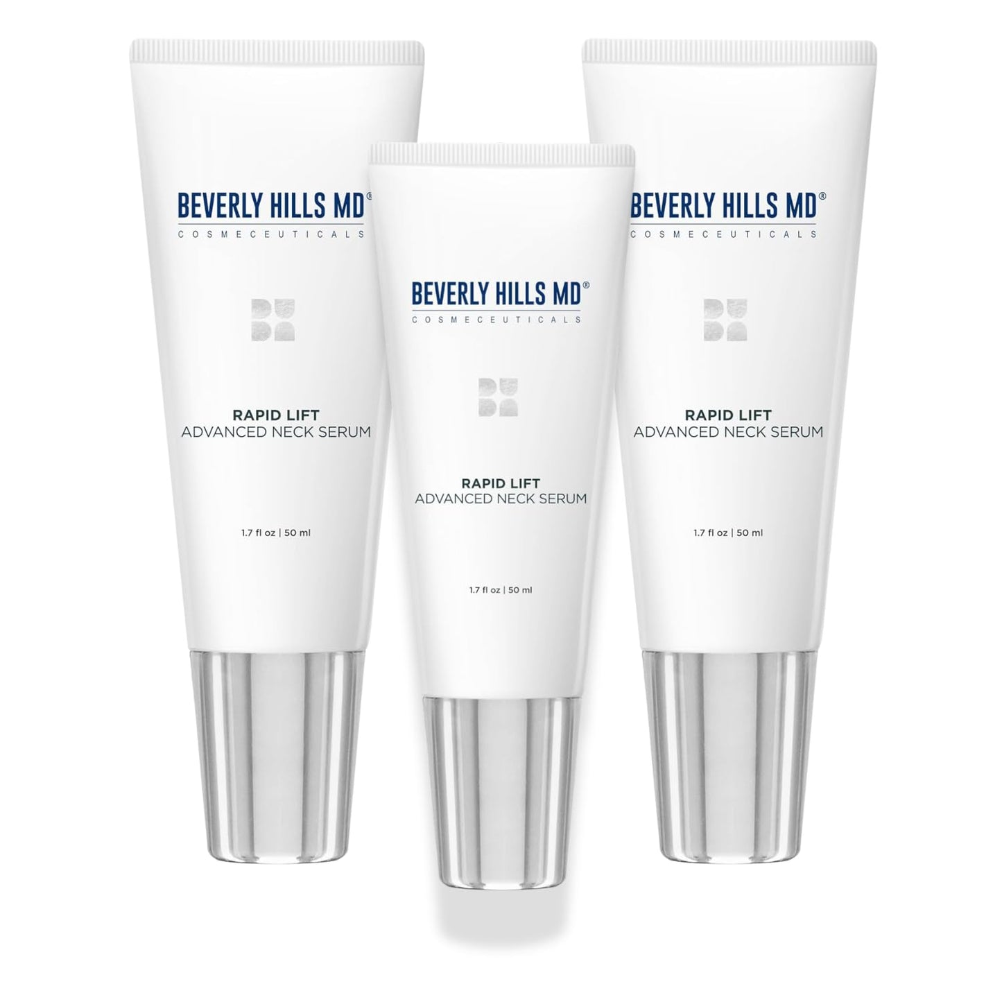 Beverly Hills MD Rapid-Lift Advanced Neck Serum – Lift & Smooth Neck, Chest & Jawline (3-Pack)