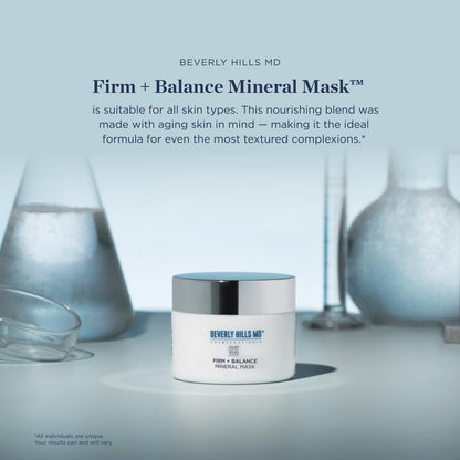 Beverly Hills MD Firm + Balance Mineral Mask – Exfoliating Clay for Lift, Firm, and Glow