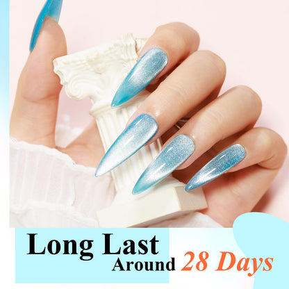 Bevimee Neon Cat Eye Gel Polish Set – 10 Magnetic 9D Colors