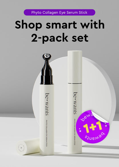 bewants Instant Eye Bag Remover – Phyto Collagen Roll-On Serum Stick (2 Pack)