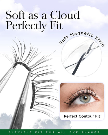 BEYELIAN Magnetic Eyelashes with Applicator Kit – No Glue Needed, Reusable, Lightweight