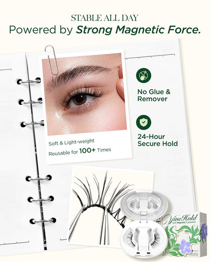BEYELIAN Magnetic Eyelashes with Applicator – All-In-One, No Glue JH068