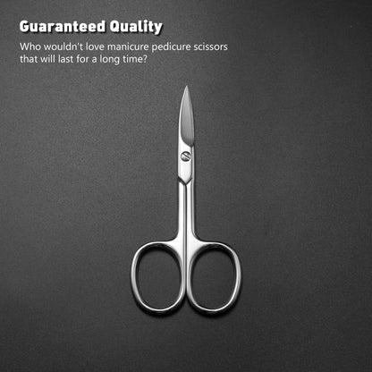 BEZOX Nail Scissors – Sharp Curved Blade, Ergonomic Nail Trimmer