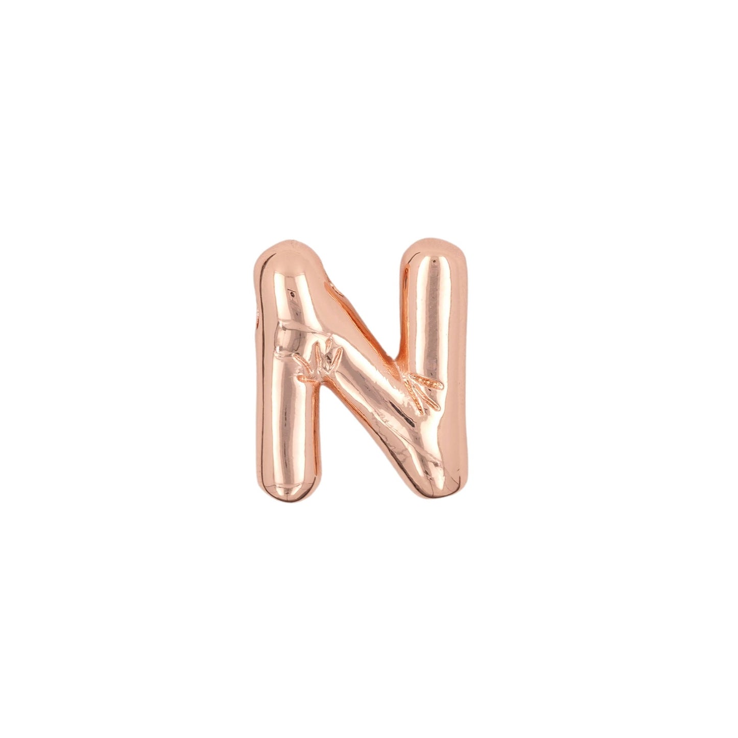 Glossy Letters Pendant Necklace