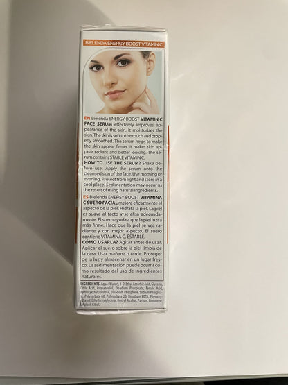Bielenda Energy Boost Vitamin C Serum – Brightening & Hydrating, 1 oz