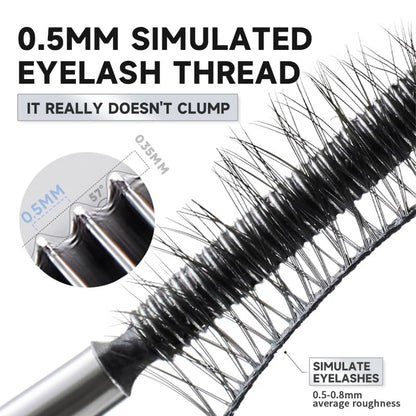 Biewals Iron Wand Mascara 2-Pack – Volumizing, Curling & Smudge-Proof
