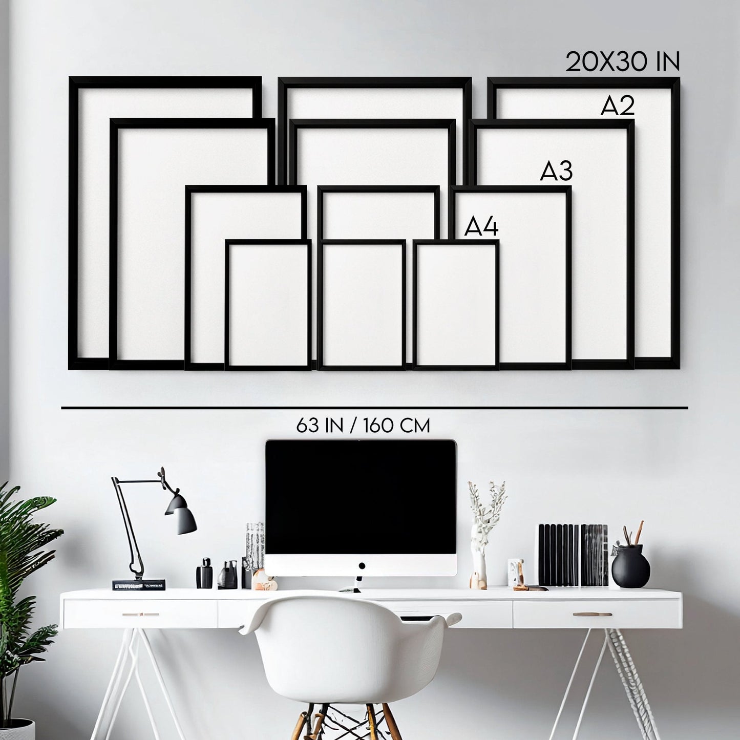Big Wall Frames | Set of 3 Beach Decor Wall art Prints