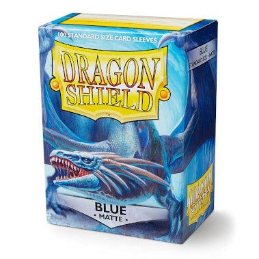 Dragon Shield - Matte Standard Size Sleeves 100pk - Blue