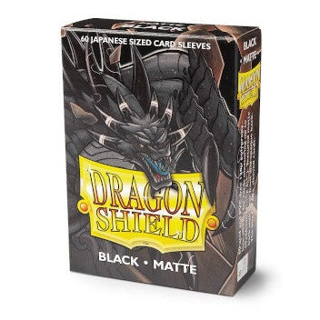 Dragon Shield - Matte Japanese Size Sleeves 60pk - Black