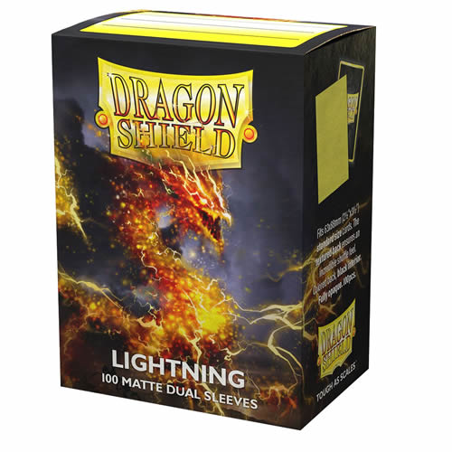 Dragon Shield - Matte Dual Standard Size Sleeves 100pk - Lightning