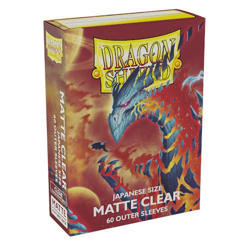 Dragon Shield - Matte Japanese Size Outer Sleeves 60pk - Clear