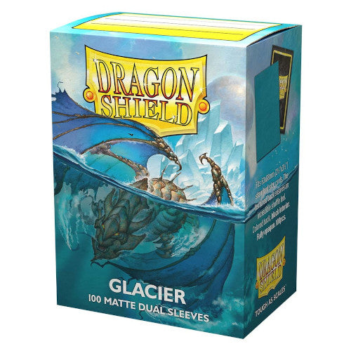 Dragon Shield - Matte Dual Standard Size Sleeves 100pk - Glacier Miniom