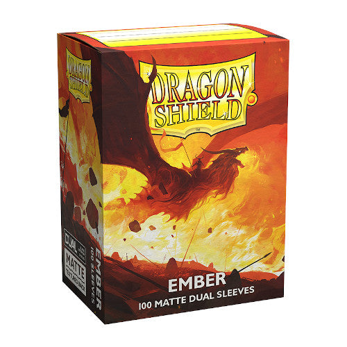 Dragon Shield - Matte Dual Standard Size Sleeves 100pk - Ember