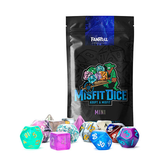 Fanroll - Mystery Misfit Mini Polyhedral Dice (2 Set Pack)