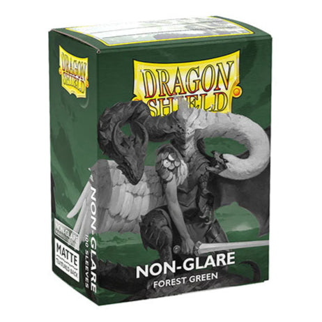 Dragon Shield - Matte Non-Glare Standard Size Sleeves 100pk - Forest Green
