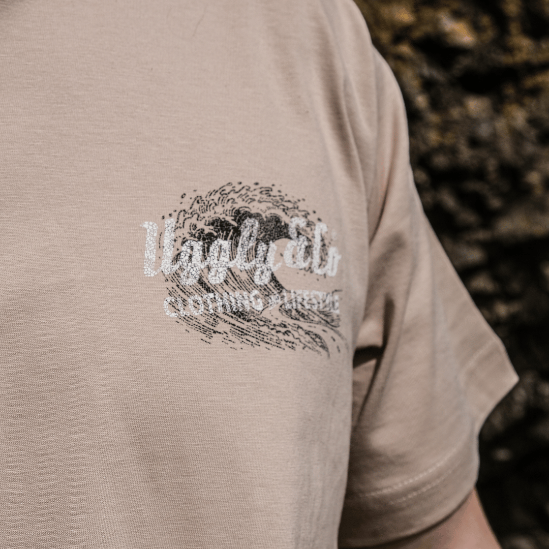 Beige Surf Diamond Tee