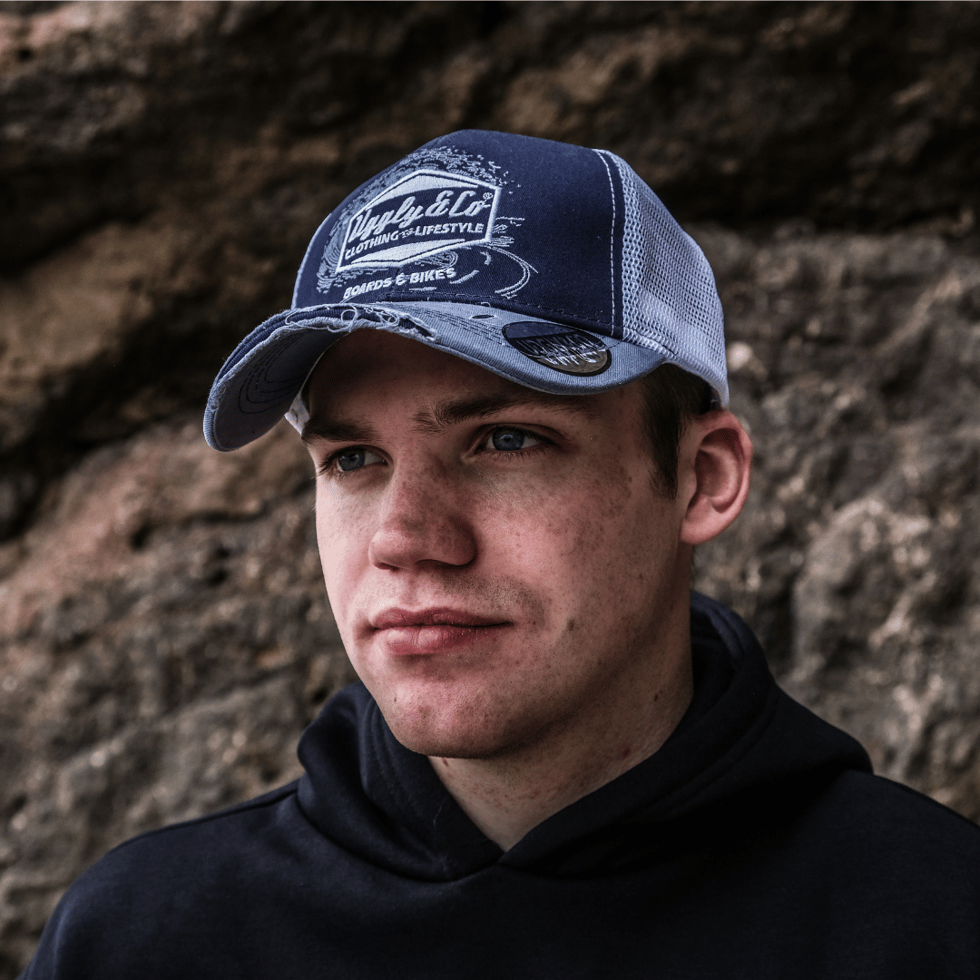 Blue Surf Diamond Cap