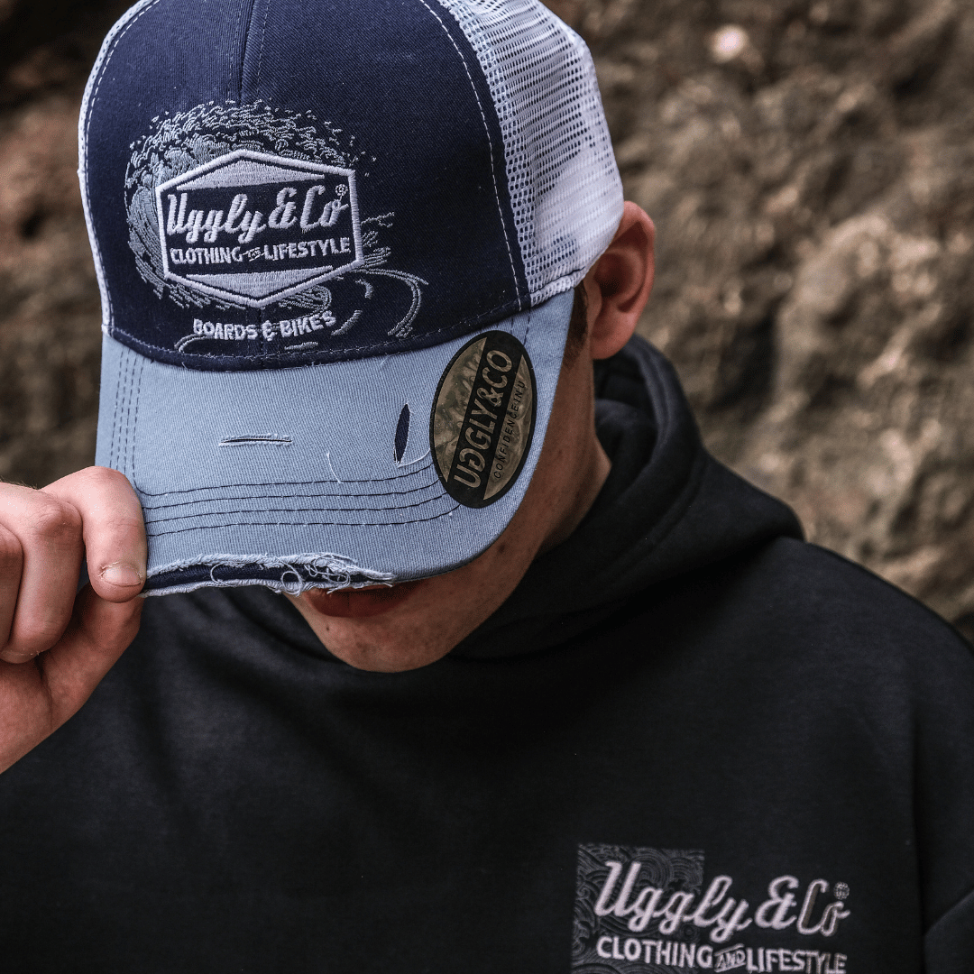 Blue Surf Diamond Cap