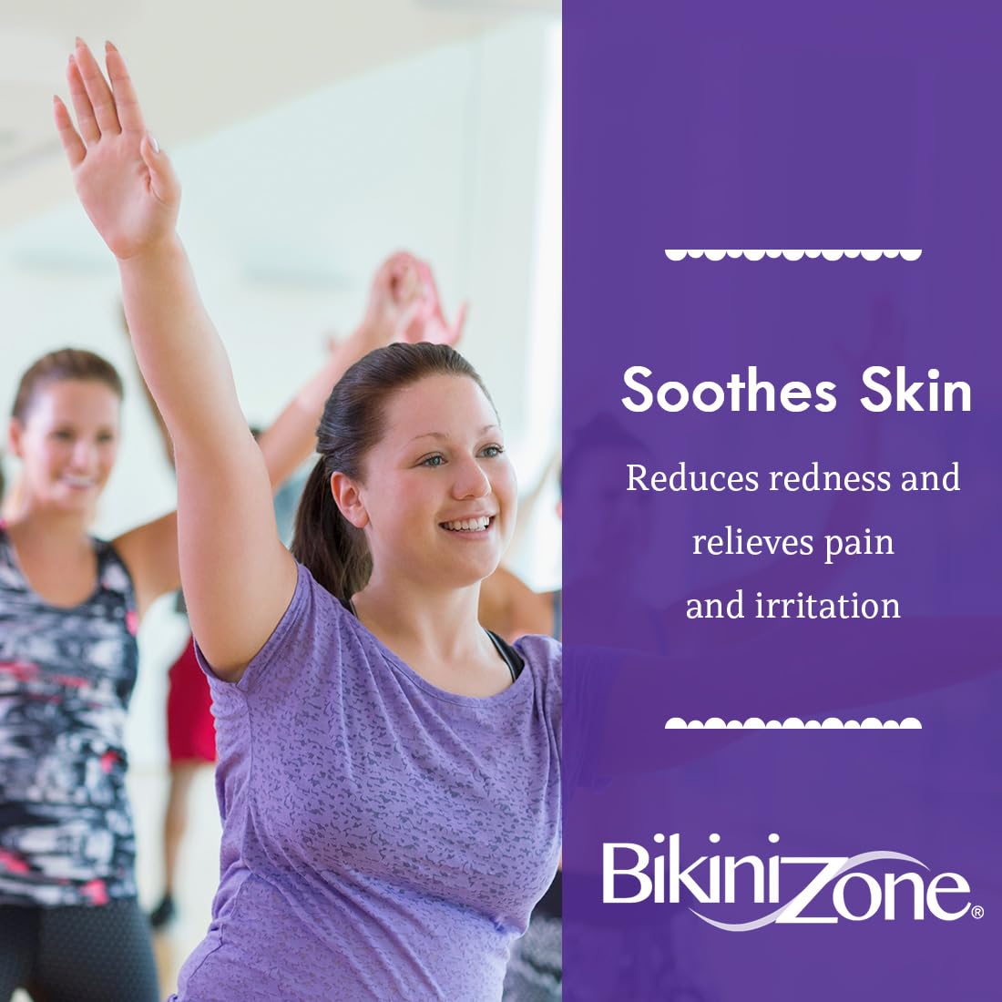 Bikini Zone Medicated After Shave Creme with Lidocaine – 1 Oz, 2 Pack