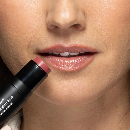 billion dollar brows bdb makeup lip & highlighter: creamy blush + hydrating highlighter stick