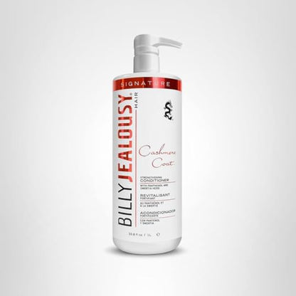 Billy Jealousy Cashmere Coat Hair Conditioner – Strengthening & Hydrating Peppermint Formula, 33.8 fl oz