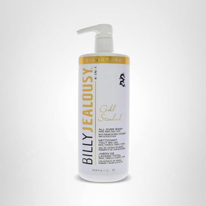 Billy Jealousy Gold Standard 4-in-1 All Over Wash — Shampoo, Body, Face & Hair