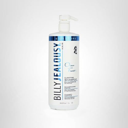 Billy Jealousy Ocean Front Clarifying Shampoo – Deep Cleanse for Oily Hair (33.8 oz)