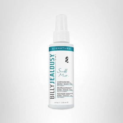 Billy Jealousy Signature Scruff Mist 3-in-1 Hydrating Beard, Shave & Face Spray – Soften Stubble & Refresh Skin