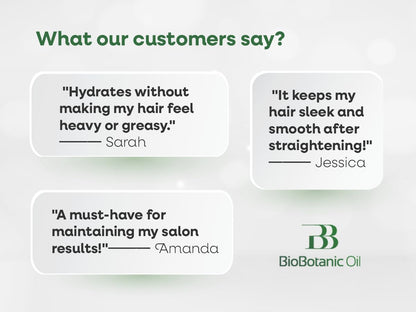 Bio Botanic Oil Magic Conditioner for Straightened Hair – Plant Keratin & Argan Oil, SLS-Free, 3-Minute Hydration