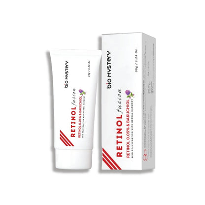 Bio Mystery Retinol 0.05% Fusion Cream with Bakuchiol – Gentle Anti-Aging for Sensitive Skin – 40g / 1.41 oz
