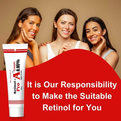 Bio Mystery Retinol Pro 0.05 Night Cream – 1.05 oz / 30 g | Non-Greasy Hydration