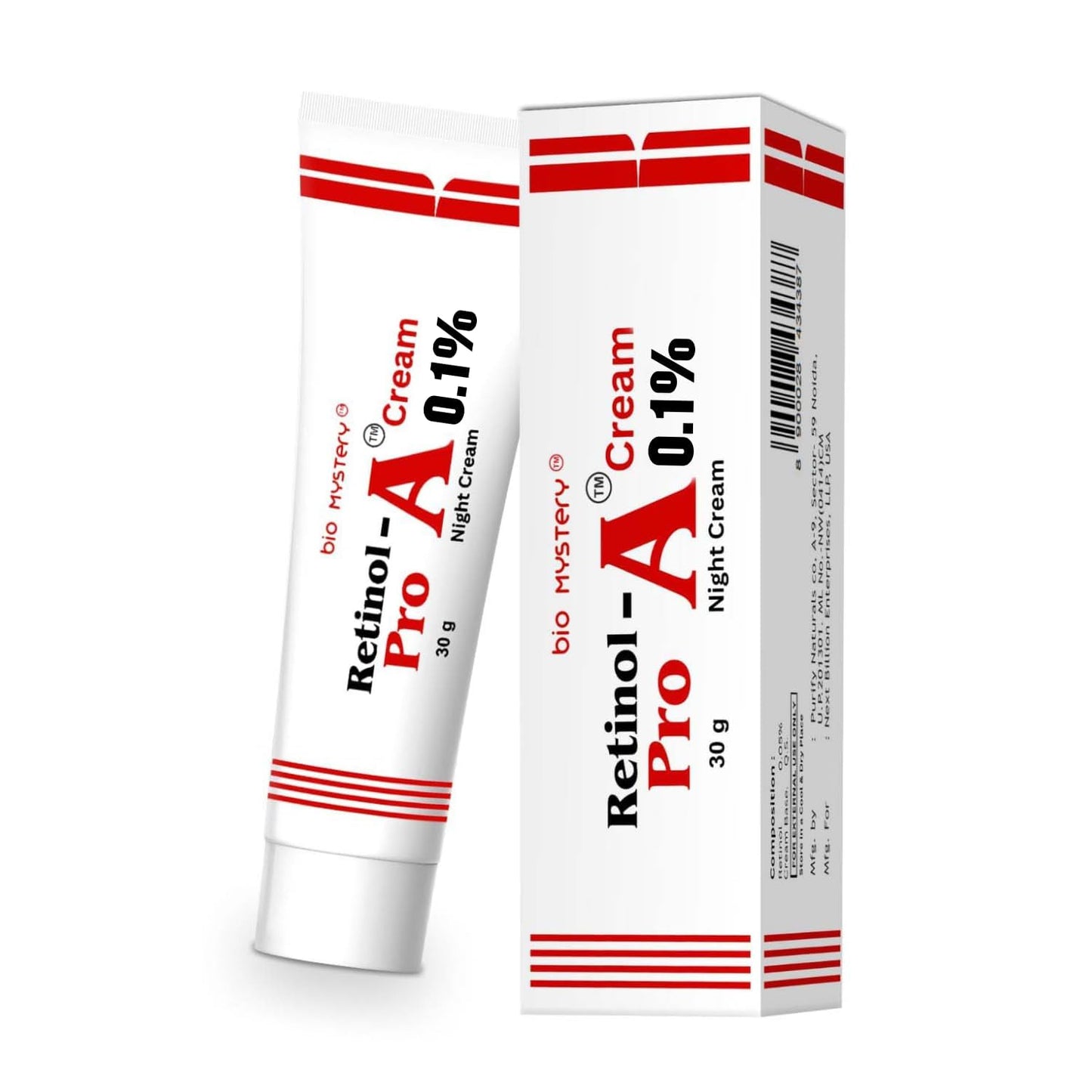Bio Mystery Retinol Pro Night Cream 0.1 – 30 g / 1 oz | Overnight Skincare