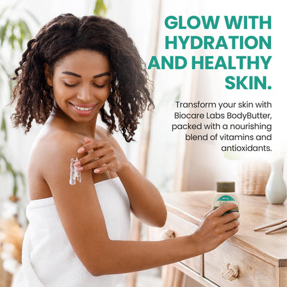 Biocare Labs Moisturizing Body Butter — 100% Coconut Oil Hydration for Soft, Healthy Skin