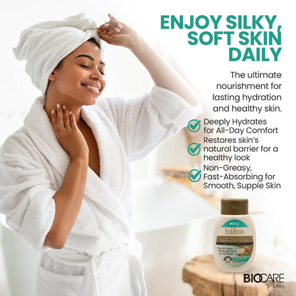 Biocare Labs Moisturizing Body Butter — 100% Coconut Oil Hydration for Soft, Healthy Skin