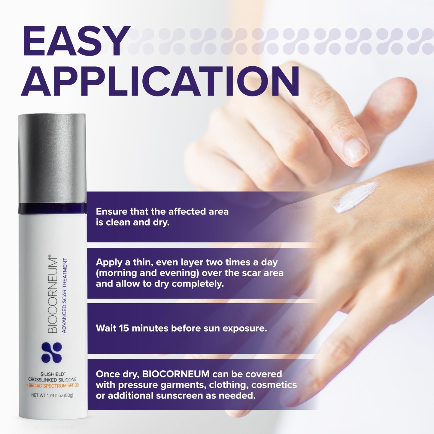 BIOCORNEUM Silishield Silicone Scar Gel SPF 30 (20g) – Surgeon-Recommended Scar Treatment – Made in USA