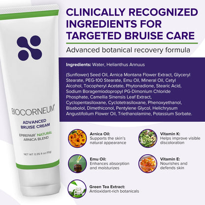 BIOCORNEUM Advanced Bruise Cream 1oz – Arnica & Vitamin K for Visible Skin Recovery