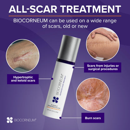 BIOCORNEUM Silishield Silicone Scar Gel SPF 30 (20g) – Surgeon-Recommended Scar Treatment – Made in USA