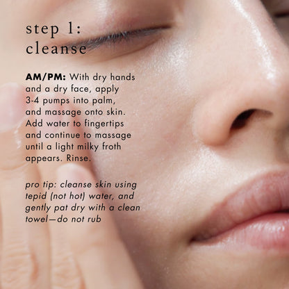 Bioelements 3-Step Starter Set for Sensitive Skin — Cleansing Oil, Soothing Reset Mist Toner & Barrier Fix Daily Hydrator