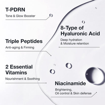 BIOOA PDRN Teedle Shot 300 Spicule Microneedling Serum | Minimize Pores & Fine Lines